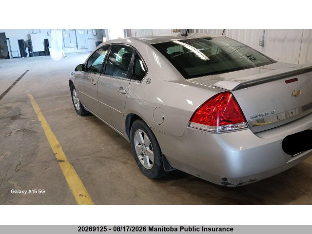 2007 Chevrolet Impala Lt V6 მანქანა იყიდება აუქციონზე, vin: 2G1WT58K079149845, აუქციონის ნომერი: 20269125