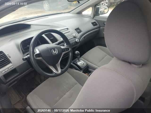 20269146 :رقم المزاد ، 2HGFA16439H111319 vin ، 2009 Honda Civic Dx-g مزاد بيع