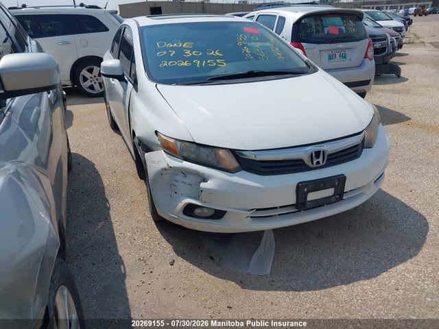 Aukcja sprzedaży 2012 Honda Civic Dx, vin: 2HGFB2F93CH007242, numer aukcji: 20269155