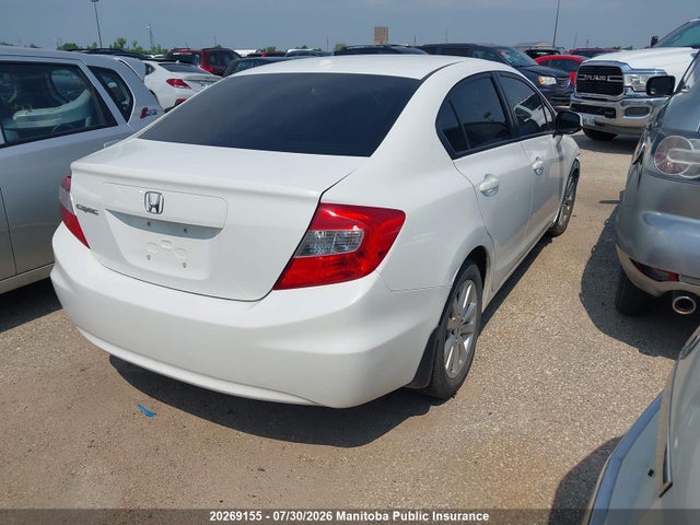 20269155 :رقم المزاد ، 2HGFB2F93CH007242 vin ، 2012 Honda Civic Dx مزاد بيع