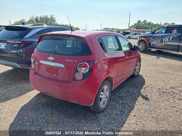 Продажа на аукционе авто 2012 Chevrolet Sonic Lt, vin: 1G1JC6EHXC4129642, номер лота: 20269162