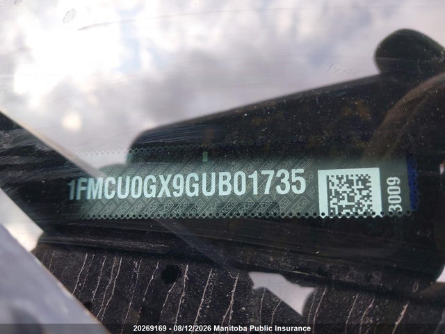 Ford ESCAPE SE 2016 1FMCU0GX9GUB01735 Image 9
