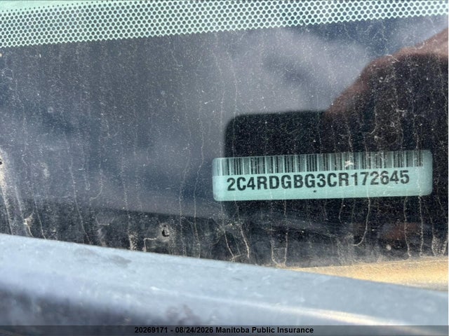 Продажа на аукционе авто 2012 Dodge Grand Caravan Sxt, vin: 2C4RDGBG3CR172645, номер лота: 20269171