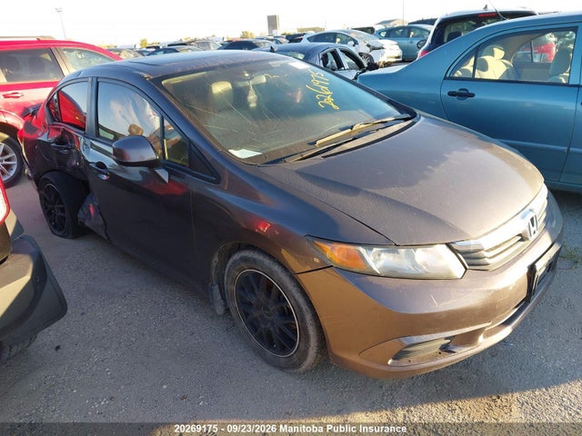 20269175 :رقم المزاد ، 2HGFB2F90CH002984 vin ، 2012 Honda Civic Ex-l مزاد بيع