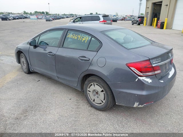 Honda Civic Lx 2014 2HGFB2F49EH005339 Image 3
