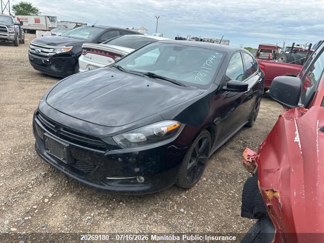 20269180 :رقم المزاد ، 1C3CDFBBXFD316305 vin ، 2015 Dodge Dart Sxt مزاد بيع