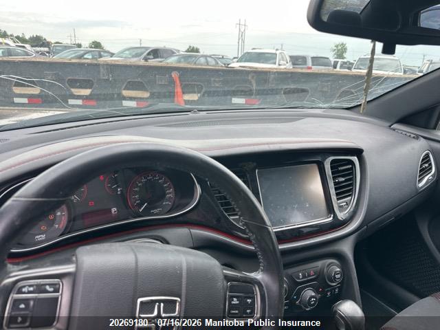 20269180 :رقم المزاد ، 1C3CDFBBXFD316305 vin ، 2015 Dodge Dart Sxt مزاد بيع