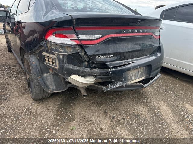 20269180 :رقم المزاد ، 1C3CDFBBXFD316305 vin ، 2015 Dodge Dart Sxt مزاد بيع