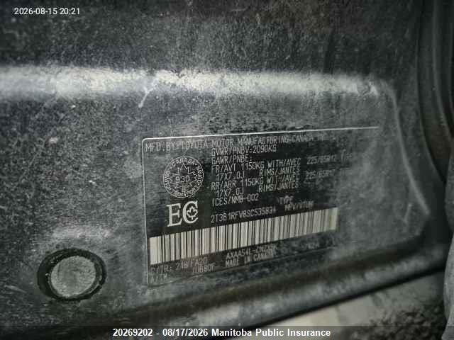 Toyota RAV4 LE 2025 2T3B1RFV8SC535834 Image 9