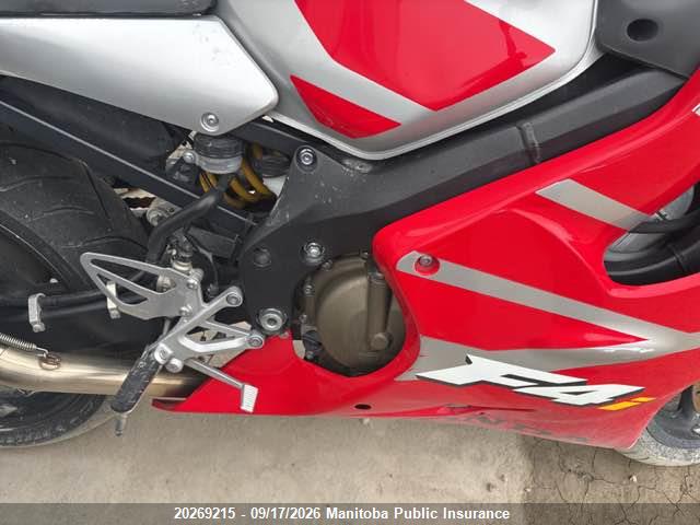 Aukcja sprzedaży 2002 Honda Cbr600f, vin: JH2PC352X2M300830, numer aukcji: 20269215
