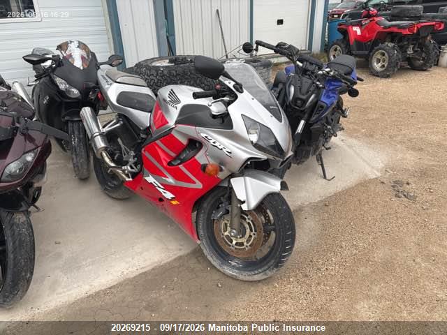 Aukcja sprzedaży 2002 Honda Cbr600f, vin: JH2PC352X2M300830, numer aukcji: 20269215
