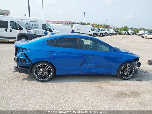 20269238 :رقم المزاد ، KMHD04LB4JU516518 vin ، 2018 Hyundai Elantra Sport مزاد بيع