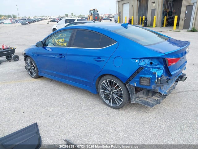 20269238 :رقم المزاد ، KMHD04LB4JU516518 vin ، 2018 Hyundai Elantra Sport مزاد بيع