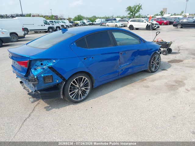 20269238 :رقم المزاد ، KMHD04LB4JU516518 vin ، 2018 Hyundai Elantra Sport مزاد بيع
