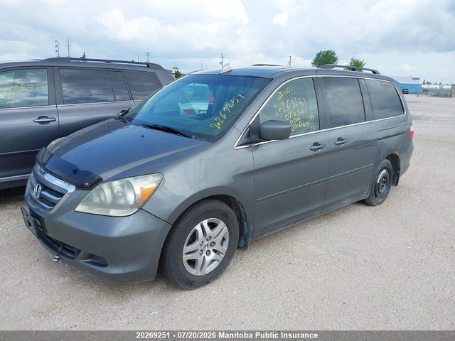 20269251 :رقم المزاد ، 5FNRL38747B501101 vin ، 2007 Honda Odyssey Ex مزاد بيع