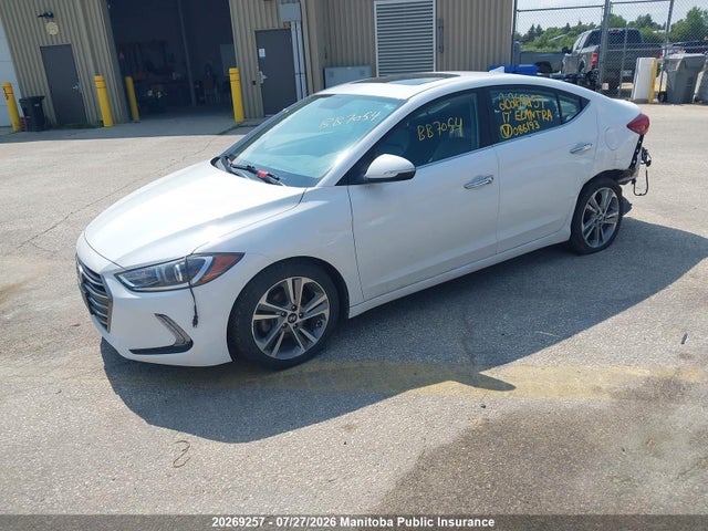 Aukcja sprzedaży 2017 Hyundai Elantra Limited, vin: KMHD84LF1HU086193, numer aukcji: 20269257