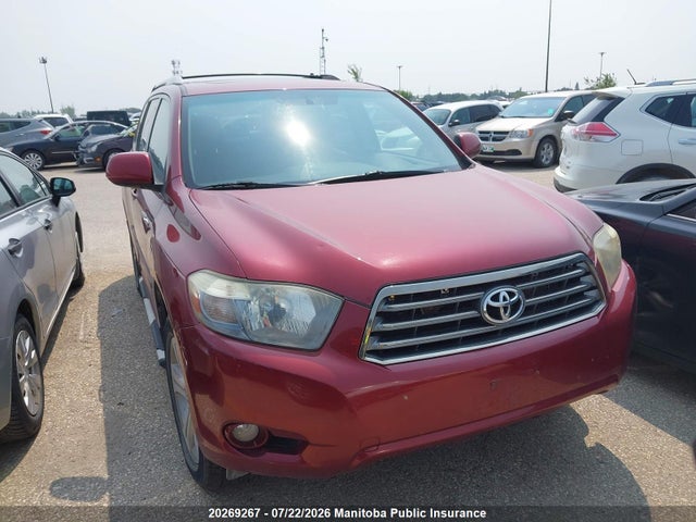 2008 Toyota Highlander Sport V6 მანქანა იყიდება აუქციონზე, vin: JTEES43A282030091, აუქციონის ნომერი: 20269267