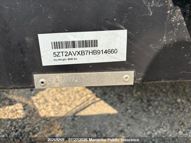 Travel Trailer Primetime 2017 5ZT2AVXB7HB914660 Image 9