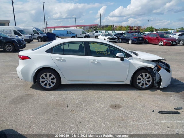 2025 Toyota Corolla Le მანქანა იყიდება აუქციონზე, vin: 5YFB4MDE7SP291812, აუქციონის ნომერი: 20269299