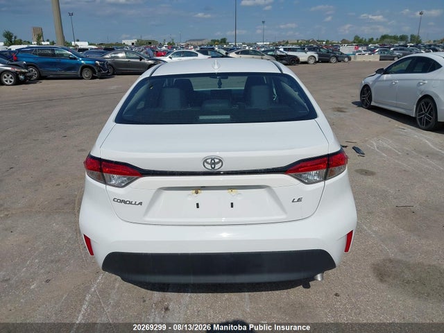 2025 Toyota Corolla Le მანქანა იყიდება აუქციონზე, vin: 5YFB4MDE7SP291812, აუქციონის ნომერი: 20269299