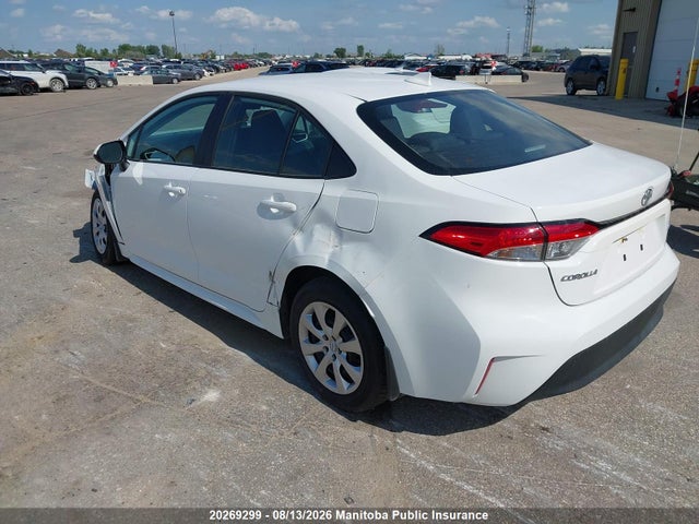 2025 Toyota Corolla Le მანქანა იყიდება აუქციონზე, vin: 5YFB4MDE7SP291812, აუქციონის ნომერი: 20269299