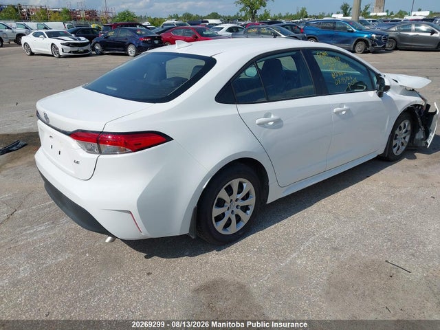 2025 Toyota Corolla Le მანქანა იყიდება აუქციონზე, vin: 5YFB4MDE7SP291812, აუქციონის ნომერი: 20269299