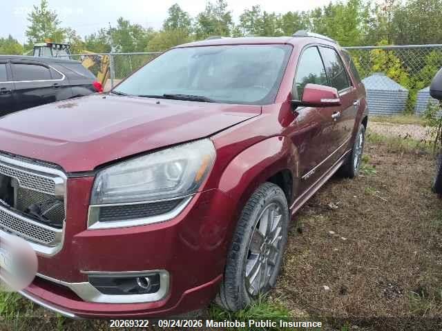 Продаж на аукціоні авто 2015 Gmc Acadia Denali, vin: 1GKKVTKD7FJ158080, номер лоту: 20269322