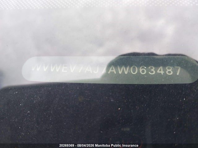 Продаж на аукціоні авто 2010 Volkswagen Gti 2.0t, vin: WVWEV7AJ7AW063487, номер лоту: 20269369