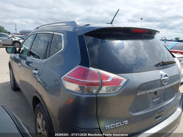 2016 Nissan Rogue Sv მანქანა იყიდება აუქციონზე, vin: 5N1AT2MV7GC733793, აუქციონის ნომერი: 20269383