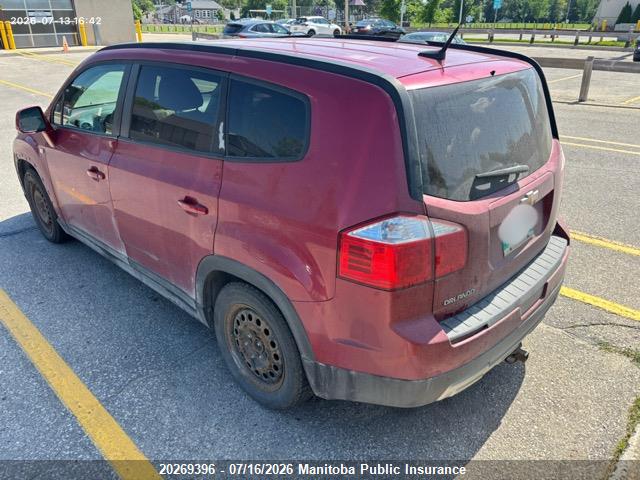 Продажа на аукционе авто 2012 Chevrolet Orlando Lt, vin: KL77P2EM1CK665187, номер лота: 20269396