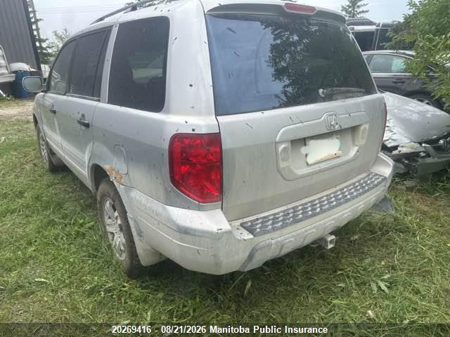 20269416 :رقم المزاد ، 2HKYF18674H619283 vin ، 2004 Honda Pilot Ex مزاد بيع