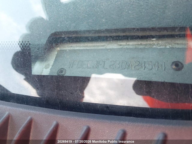 20269419 :رقم المزاد ، 1FDEE3FL2BDA24544 vin ، 2011 Ford E350 مزاد بيع