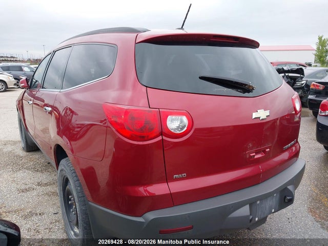 2012 Chevrolet Traverse Lt მანქანა იყიდება აუქციონზე, vin: 1GNKVGED6CJ132863, აუქციონის ნომერი: 20269428