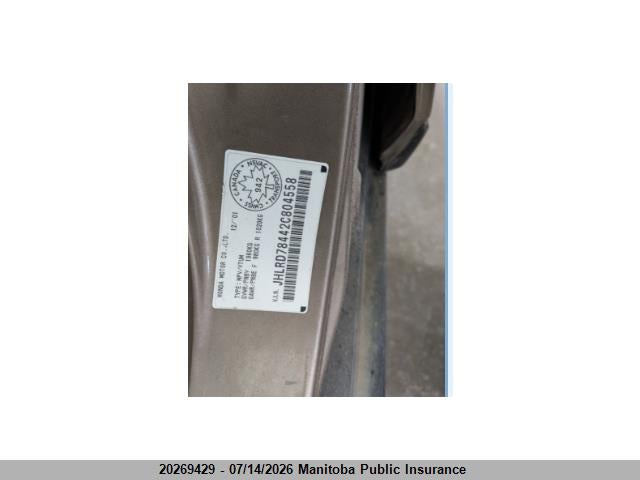 Продажа на аукционе авто 2002 Honda Cr-v, vin: JHLRD78442C804558, номер лота: 20269429