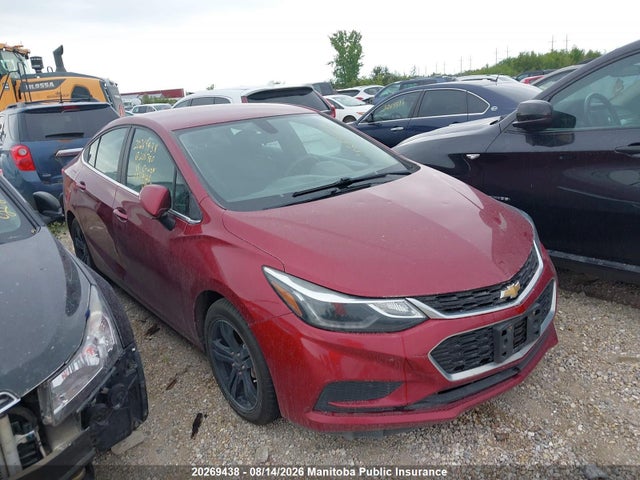 Продажа на аукционе авто 2018 Chevrolet Cruze Lt Turbo, vin: 1G1BE5SM2J7201780, номер лота: 20269438