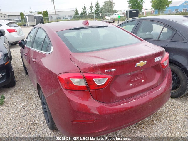 Продажа на аукционе авто 2018 Chevrolet Cruze Lt Turbo, vin: 1G1BE5SM2J7201780, номер лота: 20269438