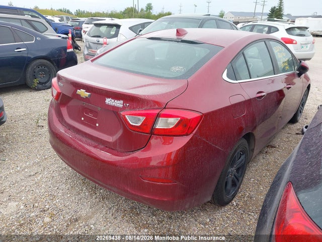 Продажа на аукционе авто 2018 Chevrolet Cruze Lt Turbo, vin: 1G1BE5SM2J7201780, номер лота: 20269438