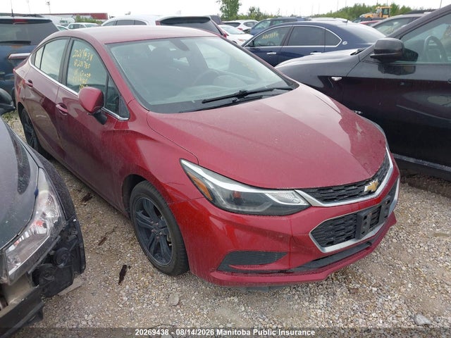 Продажа на аукционе авто 2018 Chevrolet Cruze Lt Turbo, vin: 1G1BE5SM2J7201780, номер лота: 20269438