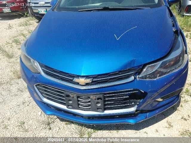 20269441 :رقم المزاد ، 3G1BF6SM1HS527567 vin ، 2017 Chevrolet Cruze Premier مزاد بيع