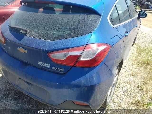 20269441 :رقم المزاد ، 3G1BF6SM1HS527567 vin ، 2017 Chevrolet Cruze Premier مزاد بيع