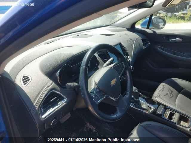 20269441 :رقم المزاد ، 3G1BF6SM1HS527567 vin ، 2017 Chevrolet Cruze Premier مزاد بيع
