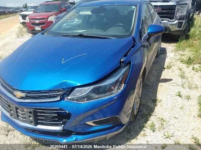 20269441 :رقم المزاد ، 3G1BF6SM1HS527567 vin ، 2017 Chevrolet Cruze Premier مزاد بيع