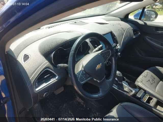 20269441 :رقم المزاد ، 3G1BF6SM1HS527567 vin ، 2017 Chevrolet Cruze Premier مزاد بيع