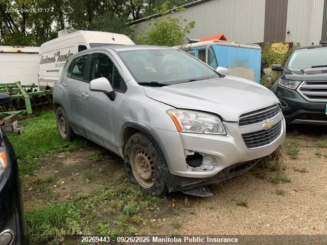 Chevrolet TRAX LS 2014 3GNCJKEB5EL200373 головне зображення