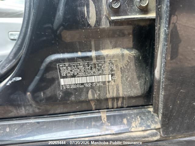 Aukcja sprzedaży 2006 Lexus Is 250, vin: JTHCK262365006493, numer aukcji: 20269444