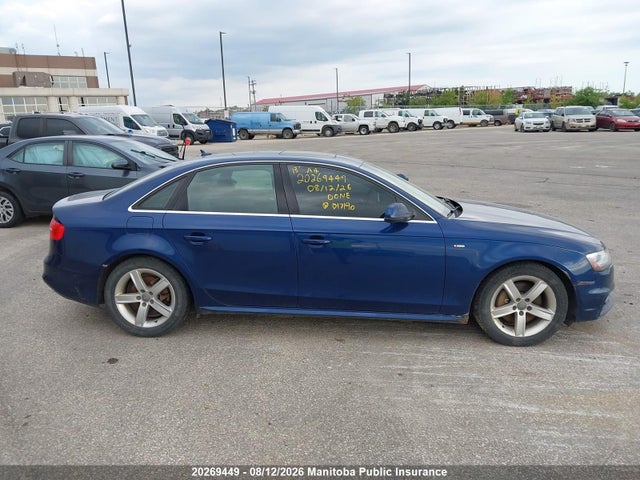 Продажа на аукционе авто 2013 Audi A4 2.0t Quattro, vin: WAUFFCFL2DN017190, номер лота: 20269449
