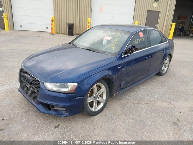 Продажа на аукционе авто 2013 Audi A4 2.0t Quattro, vin: WAUFFCFL2DN017190, номер лота: 20269449
