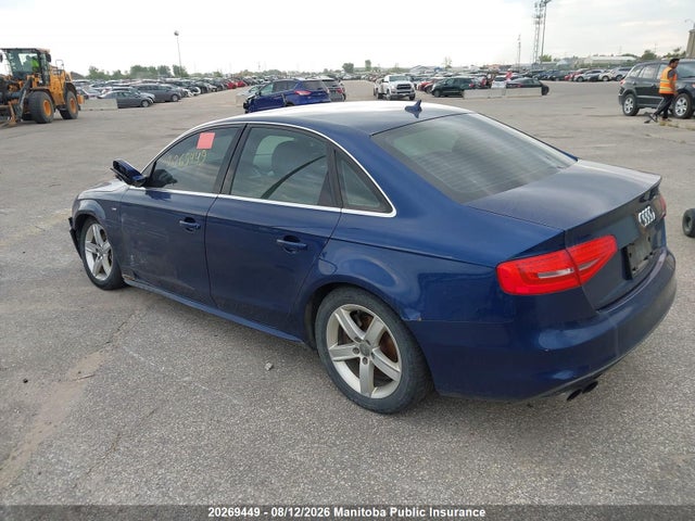 Продажа на аукционе авто 2013 Audi A4 2.0t Quattro, vin: WAUFFCFL2DN017190, номер лота: 20269449