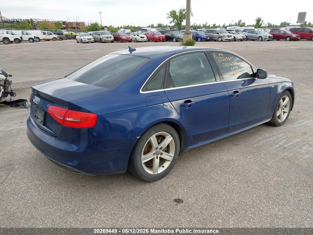 Продажа на аукционе авто 2013 Audi A4 2.0t Quattro, vin: WAUFFCFL2DN017190, номер лота: 20269449
