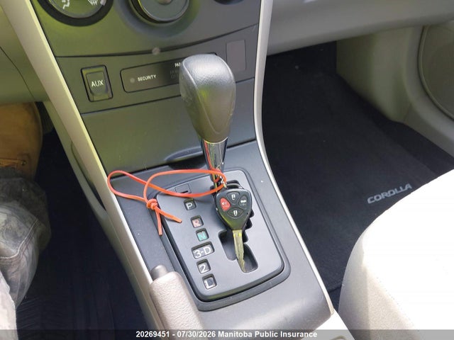 2009 Toyota Corolla Ce მანქანა იყიდება აუქციონზე, vin: 2T1BU40E49C054999, აუქციონის ნომერი: 20269451